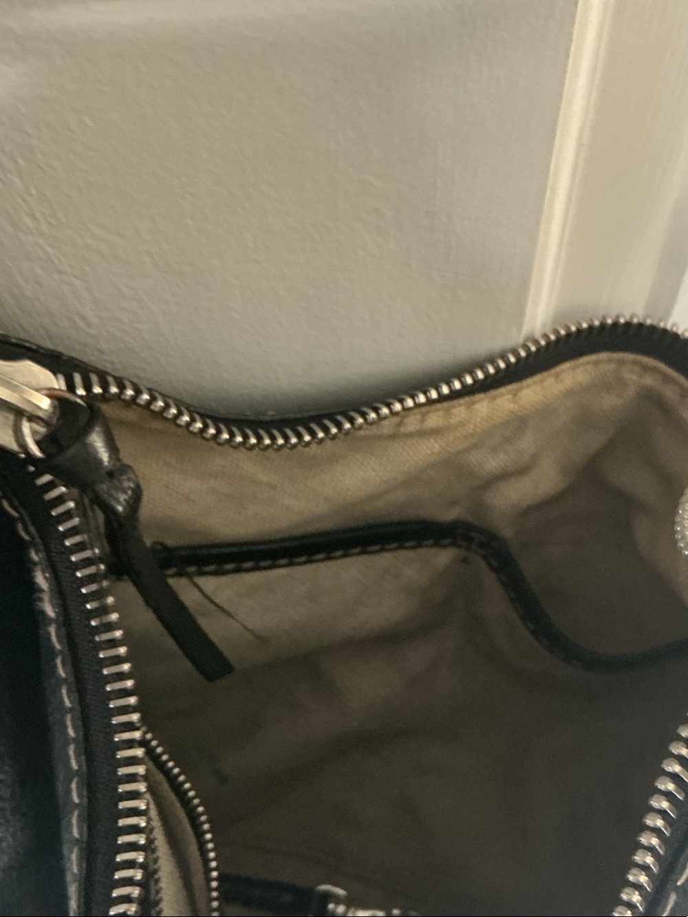 Michael Kors Black Studded Shoulder Hobo - Picture 7 of 7